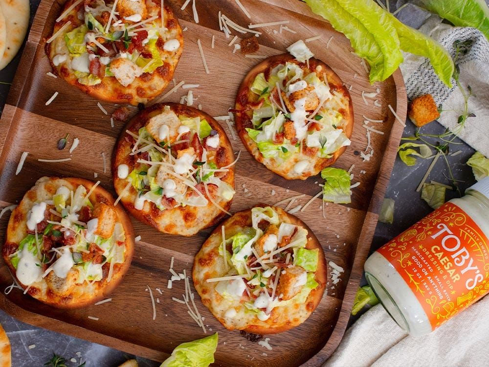 How to make Bacon Caesar Salad Flatbread
