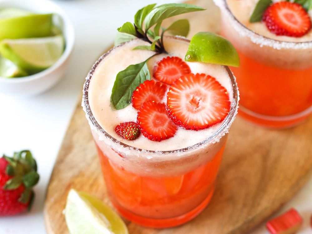 How to make Strawberry Rhubarb Tonic