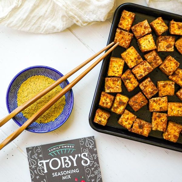tofu with Toby's Seasoning Mix