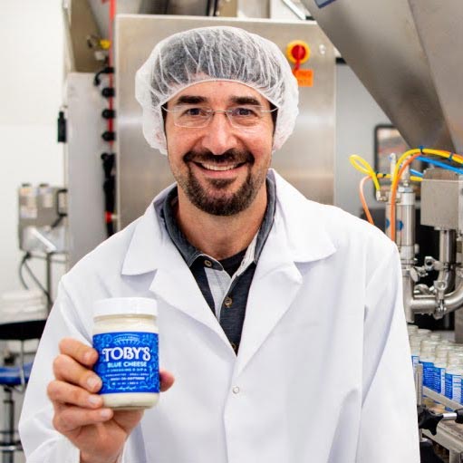 Jonah Alves, President of Toby's Family Foods