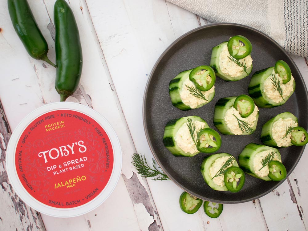 cucumber canapes