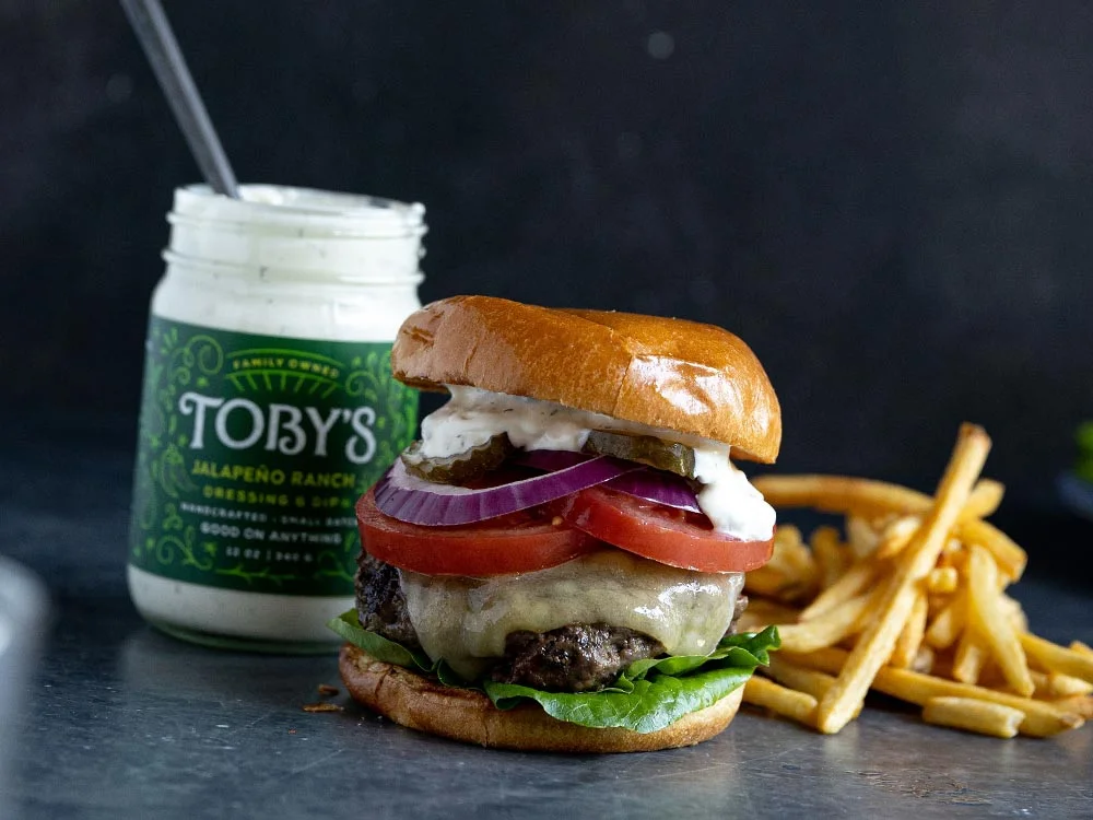 ranch burgers with ranch dressing Easy Ranch Burgers