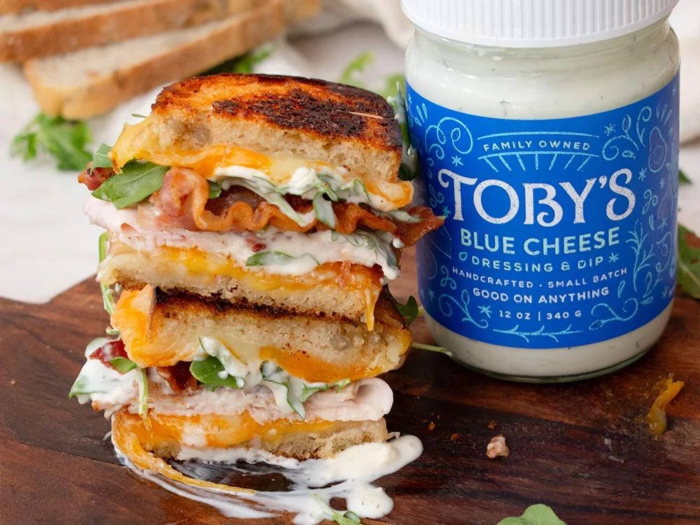 bacon blue cheese dressing Baked Bacon Blue Cheese Dip