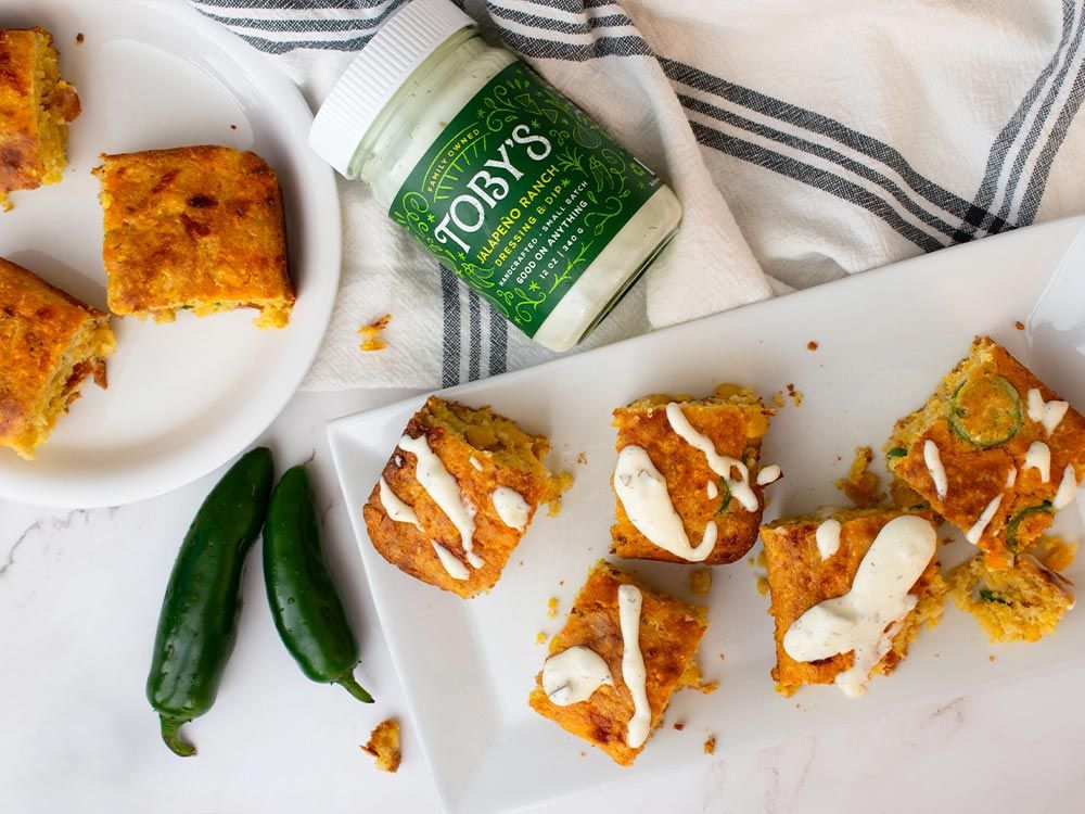 How to make Jalapeno Bacon Ranch Cornbread