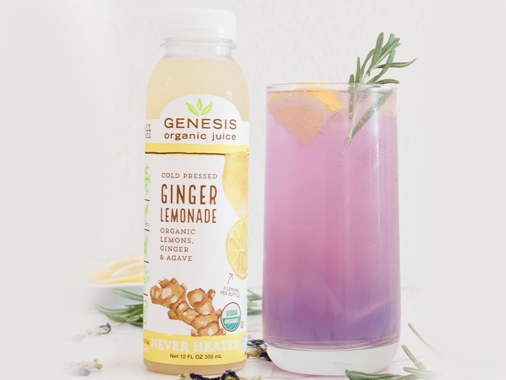 How to make Butterfly Pea Flower Ginger Lemonade