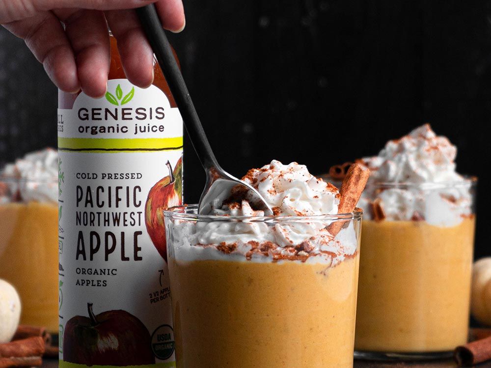 How to make Pumpkin Pie Smoothie with PNW Apple Juice
