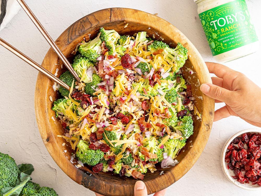 How to make Broccoli Salad with Ranch Dressing