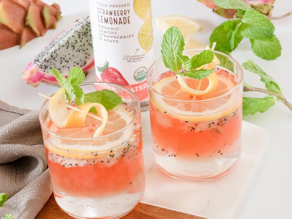 How to make Dragon Fruit Lemonade