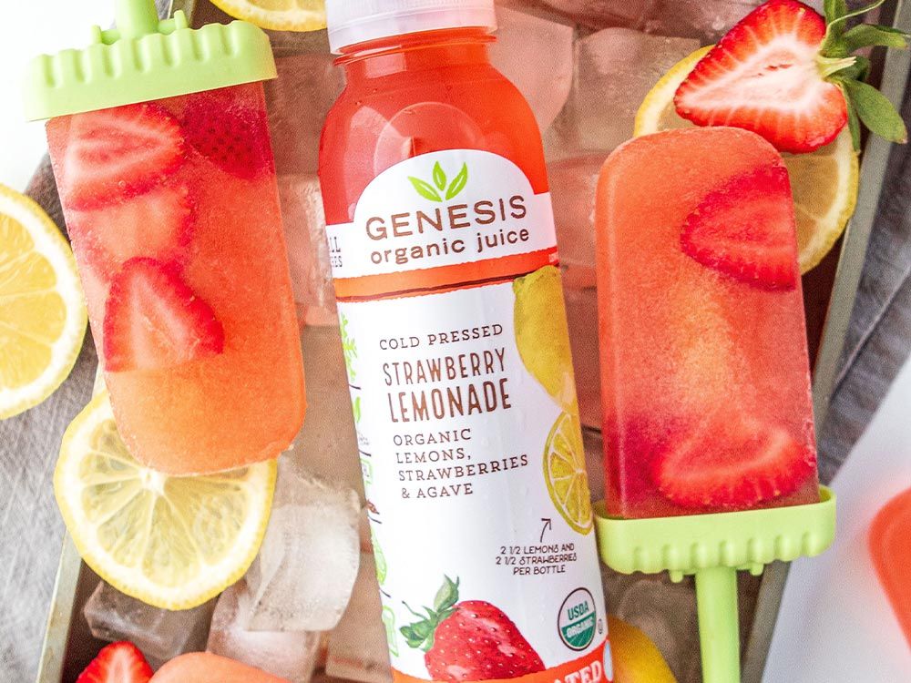 How to make Summer Strawberry Lemonade Popsicles