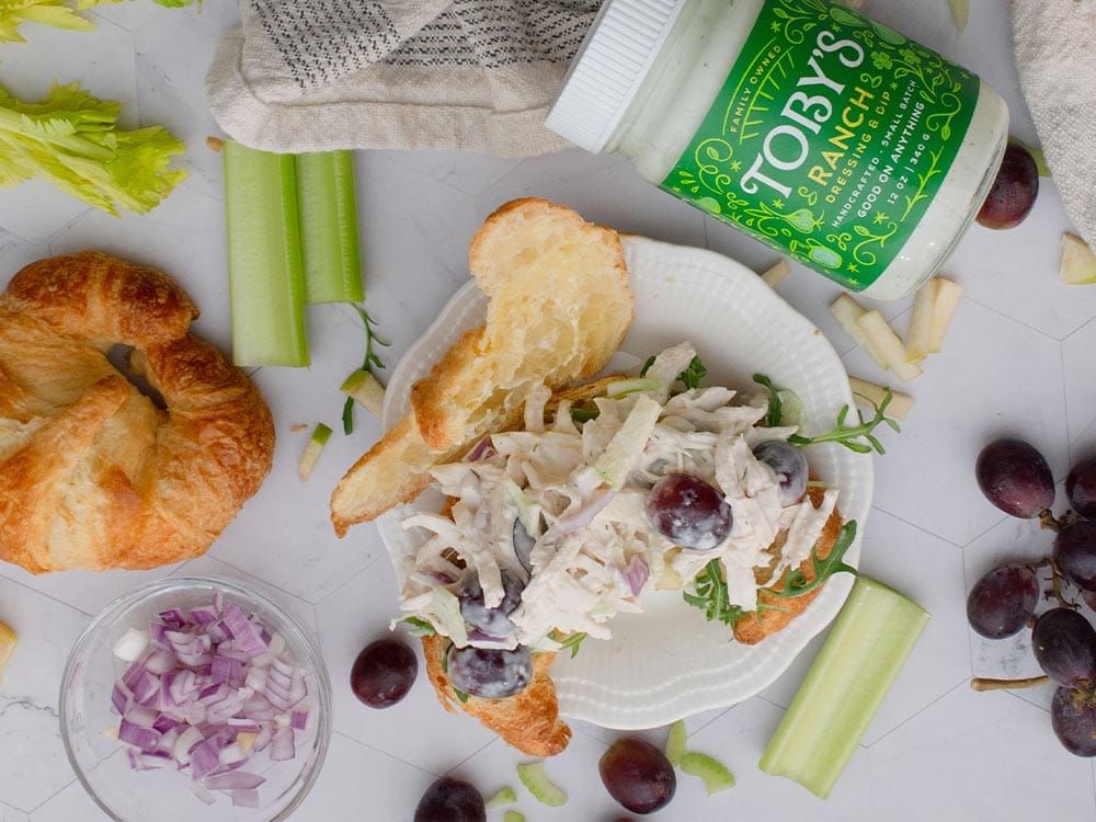 How to make Ranch Chicken Salad Croissant