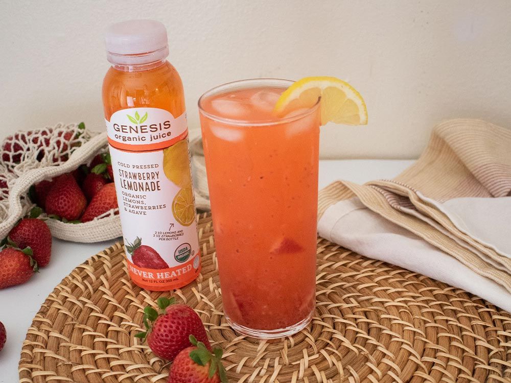 How to make Strawberry Lemonade Chia Refresher