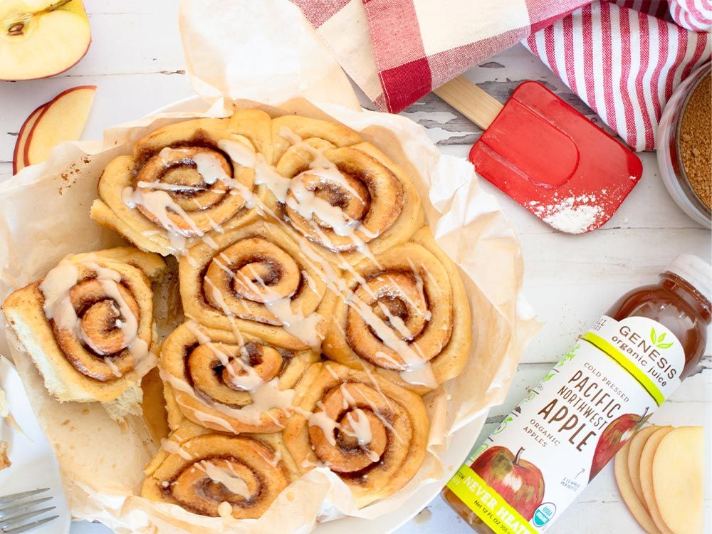 How to make Apple Glazed Cinnamon Rolls