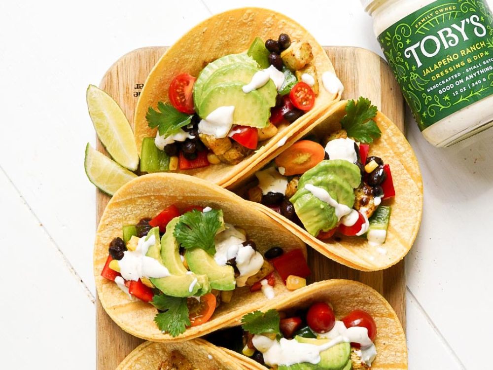 How to make Summer Squash Veggie Tacos with Jalapeño Ranch