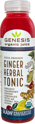 Genesis Organic Juice Ginger Herbal Tonic