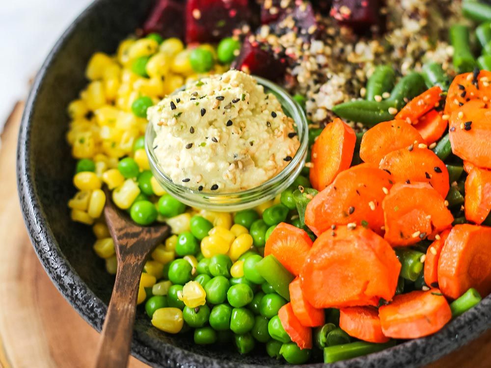 How to make Simple Veggie-Packed Bowl