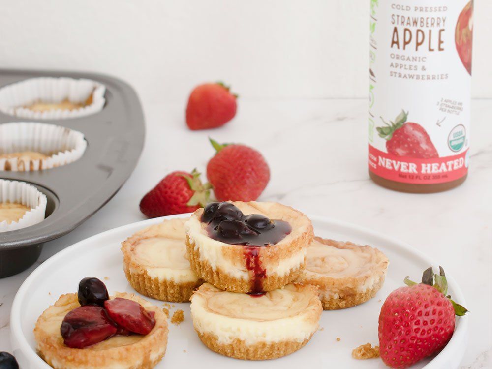 How to make Strawberry Apple Cheesecake Bites