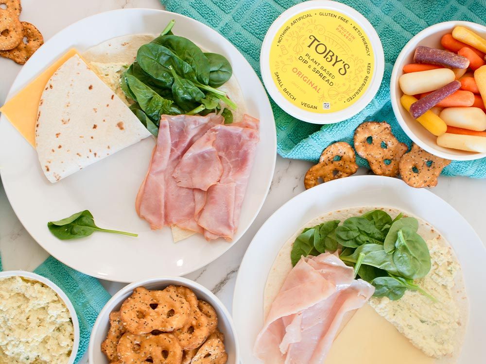 How to make Kid-Friendly Protein Wraps with Plant Based Dip & Spread