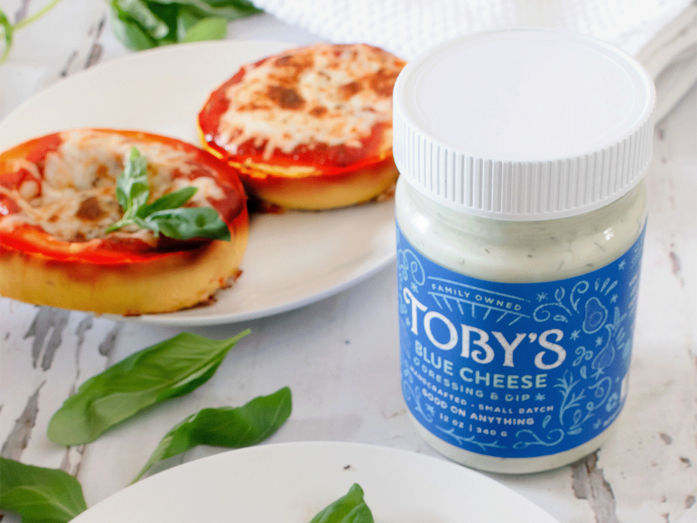 How to make Cheesy Stuffed Spaghetti Squash Rings with Blue Cheese