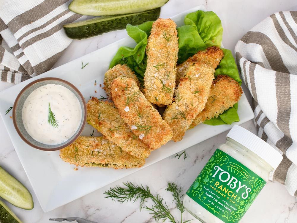 How to make Fried Pickle Spears with Ranch Dressing & Dip