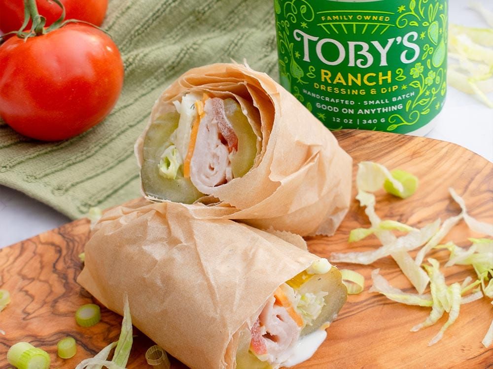 How to make Deli Turkey pickle Sandwich with Ranch Dressing