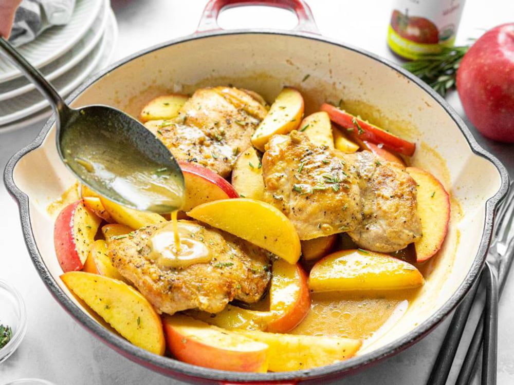 How to make Apple Cider Chicken Skillet