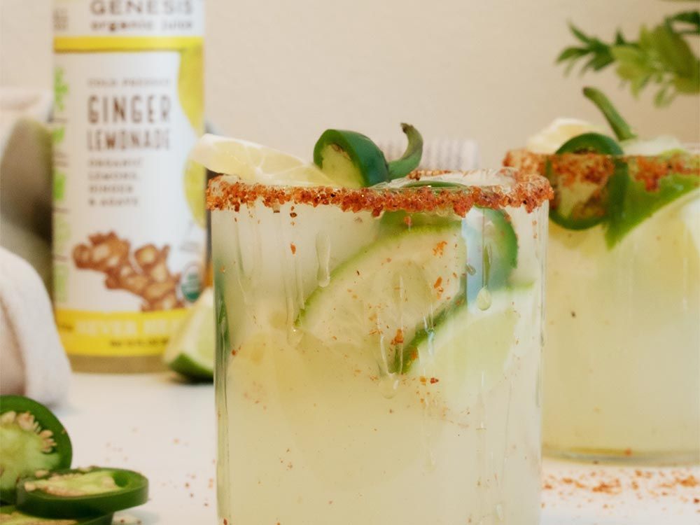 How to make Jalapeño Ginger Lemonade Mocktail