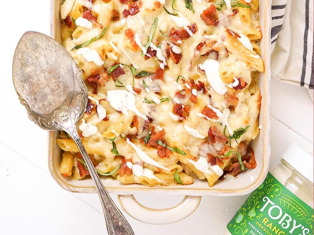 How to make Chicken Bacon Ranch Pasta