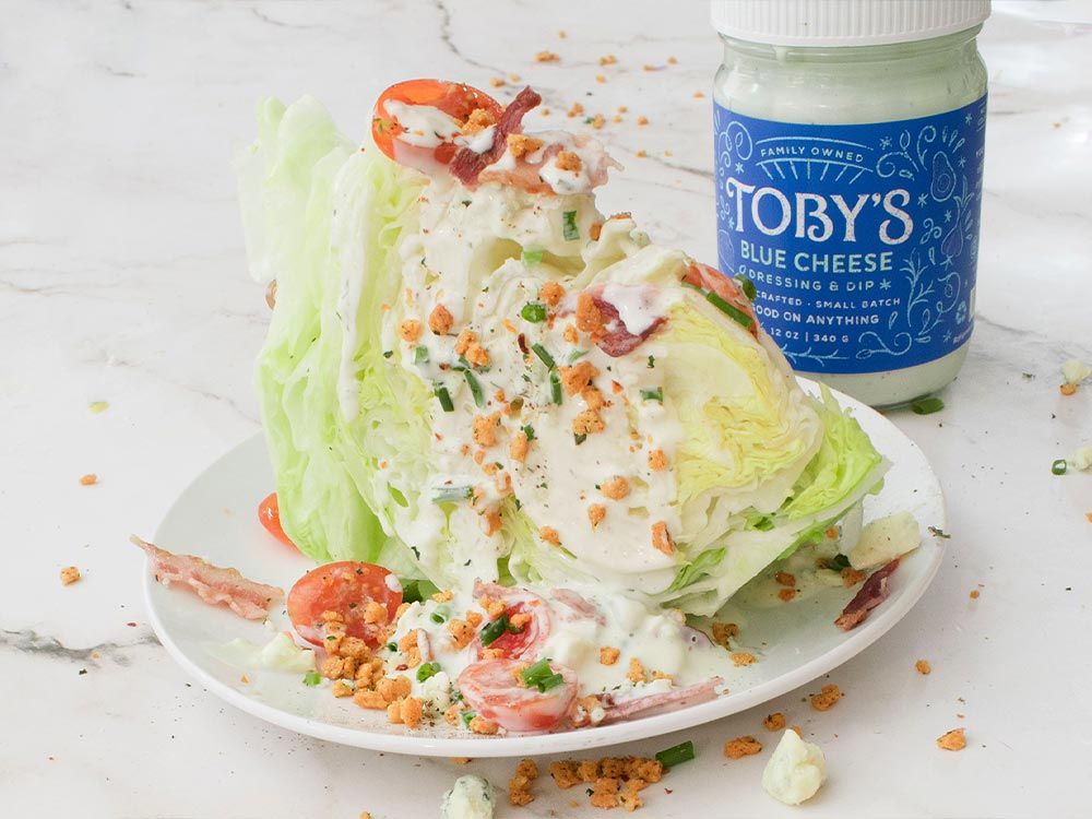 How to make Classic Wedge Salad with Blue Cheese Dressing & Dip