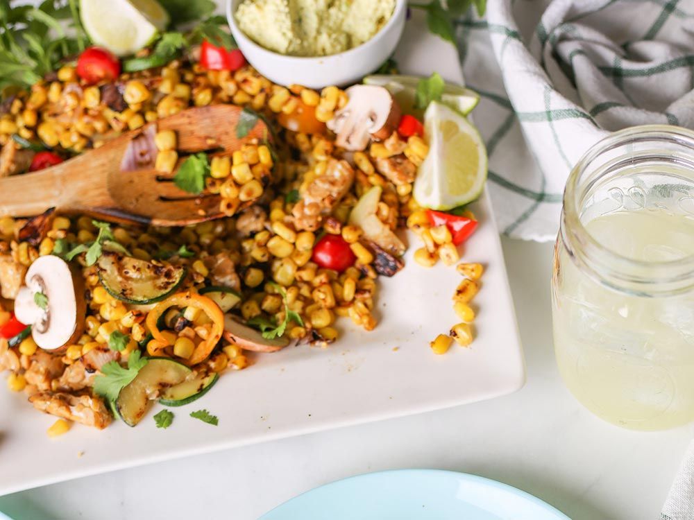 How to make Roasted Corn & Veggie Salad