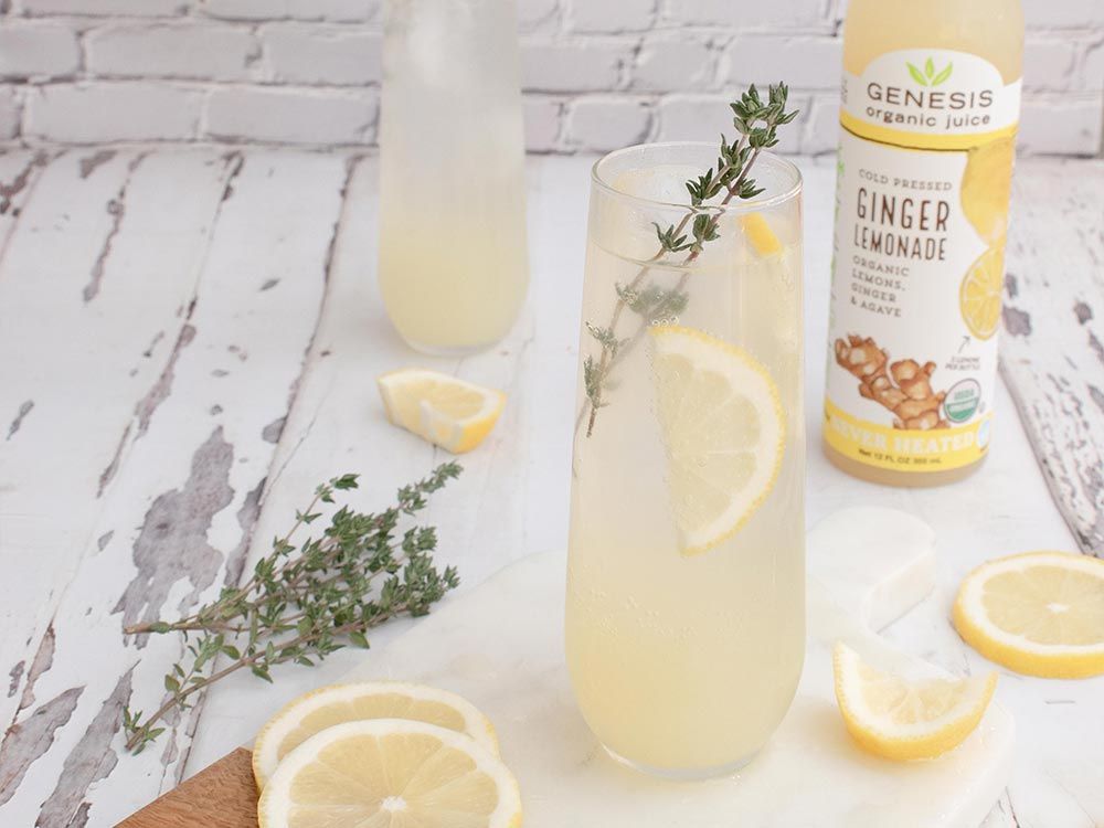 How to make Ginger Lemon Fizz Mocktail