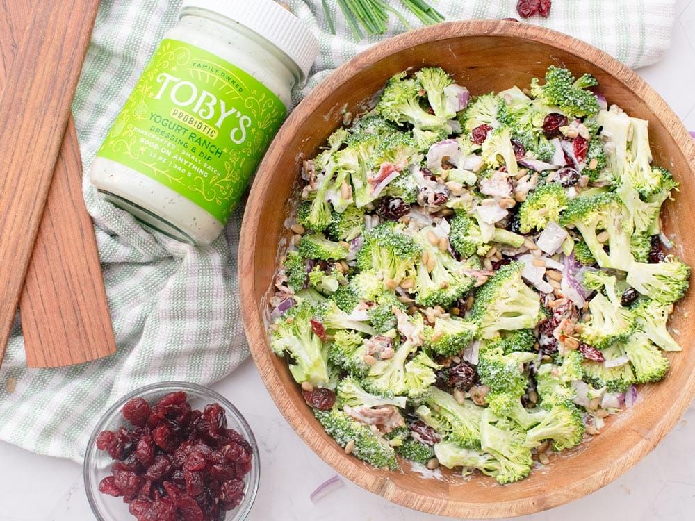How to make Yogurt Ranch Broccoli Salad