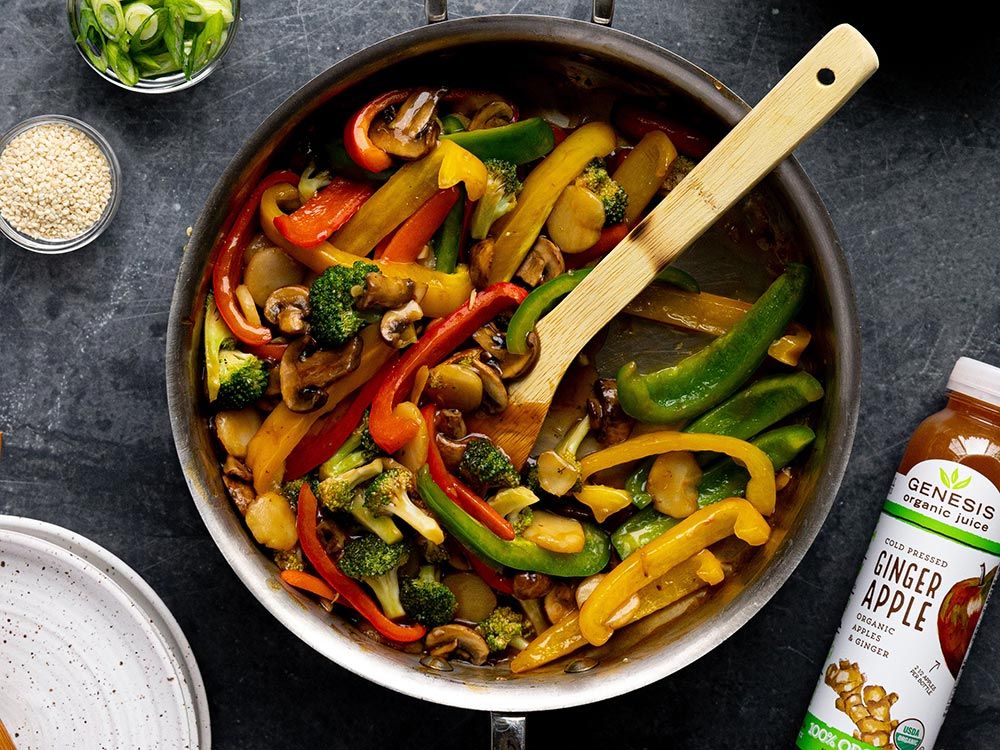 How to make Sesame Ginger Vegetable Stir Fry