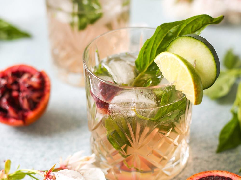 How to make Basil Citrus Mocktail