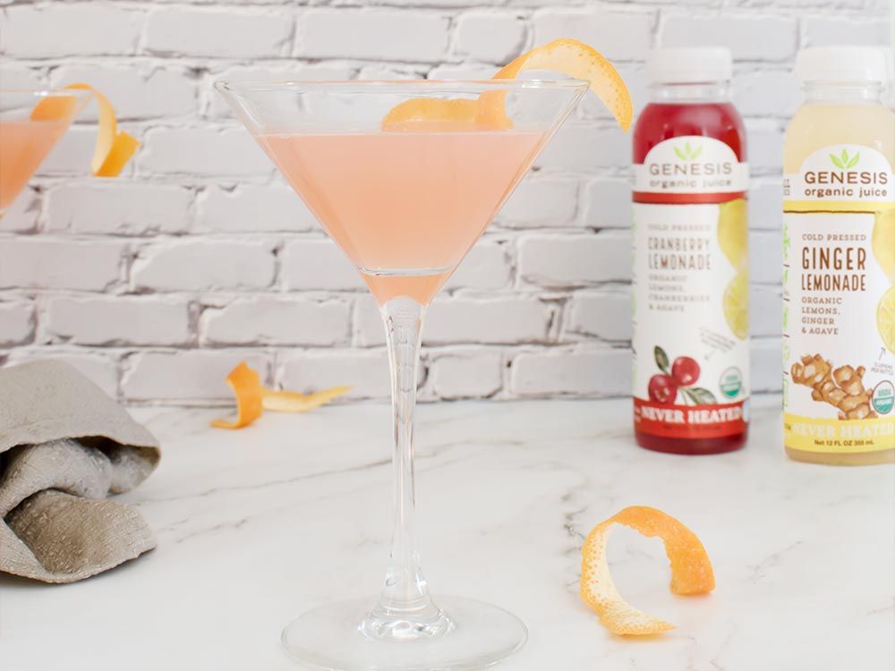 How to make Cosmopolitan with Genesis Organic Lemonade