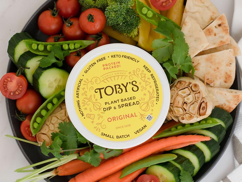 How to make Veggie Crudités Platter with Toby’s Plant Based Dip & Spread